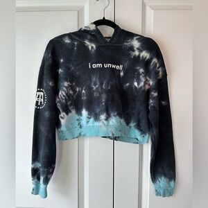 Barstool Sports Call Her Daddy I’m Unwell Cropped Tie Dye Hoodie (Size M)